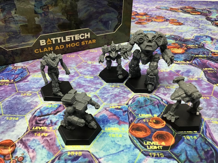 BattleTech: Miniature Force Pack - Clan Ad Hoc Star – Fortress Miniatures  and Games