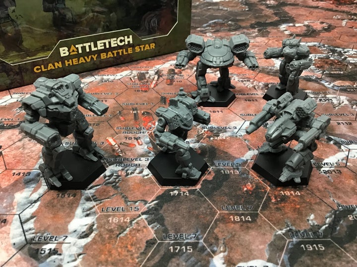 BattleTech: Miniature Force Pack - Clan Heavy Star – Level One