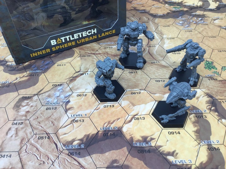BattleTech: Miniature Force Pack - Inner Sphere Urban Lance – Fortress  Miniatures and Games
